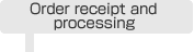 Order receipt and processing