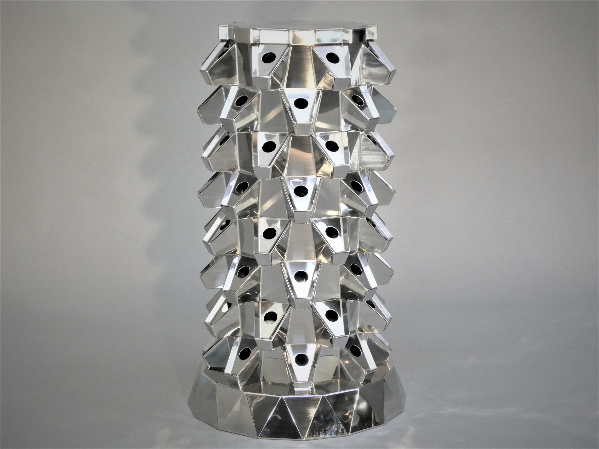 15 階 45 穴 水耕栽培タワー セット、アクアポニックス栽培システム