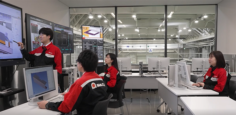 Photo: Training in progress in the Manufacturing DX Room
