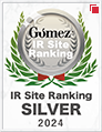 Logo: Gomez IR Site Ranking2024