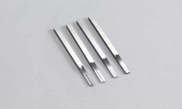 Photo: Metal parts and components used in electronic equipment