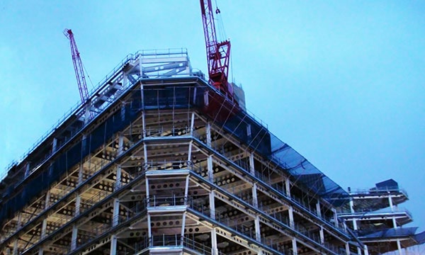 Photo: Building construction scenery