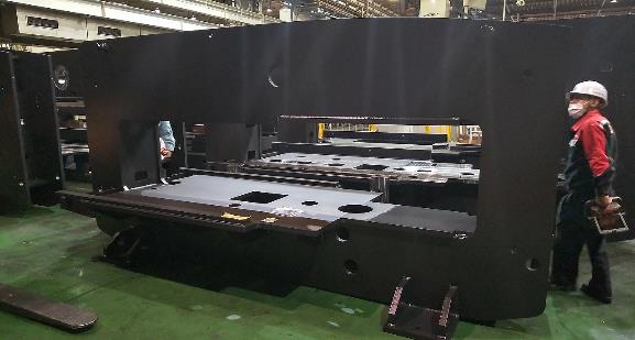 Photo: Frame painting process for punching and multifunction machines and bending
