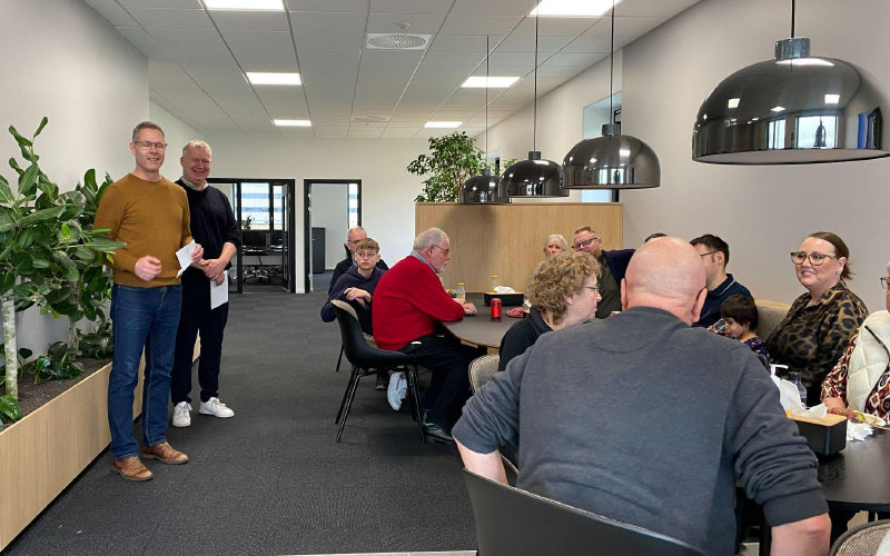 Photo: Employee Family Visits and Social Events at Amada Denmark