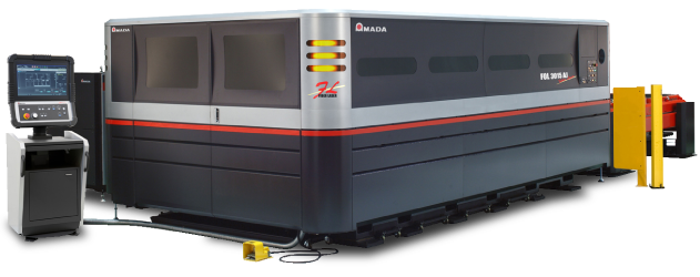 写真:ファイバーレーザマシン「FOL-3015AJ」