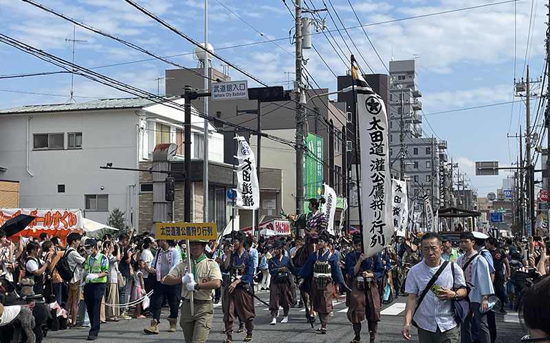 写真:伊勢原観光道灌まつりの様子