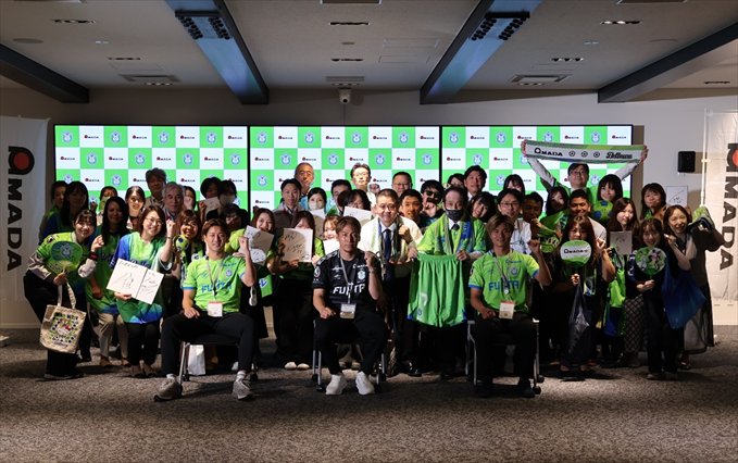 写真:社員と選手の交流会